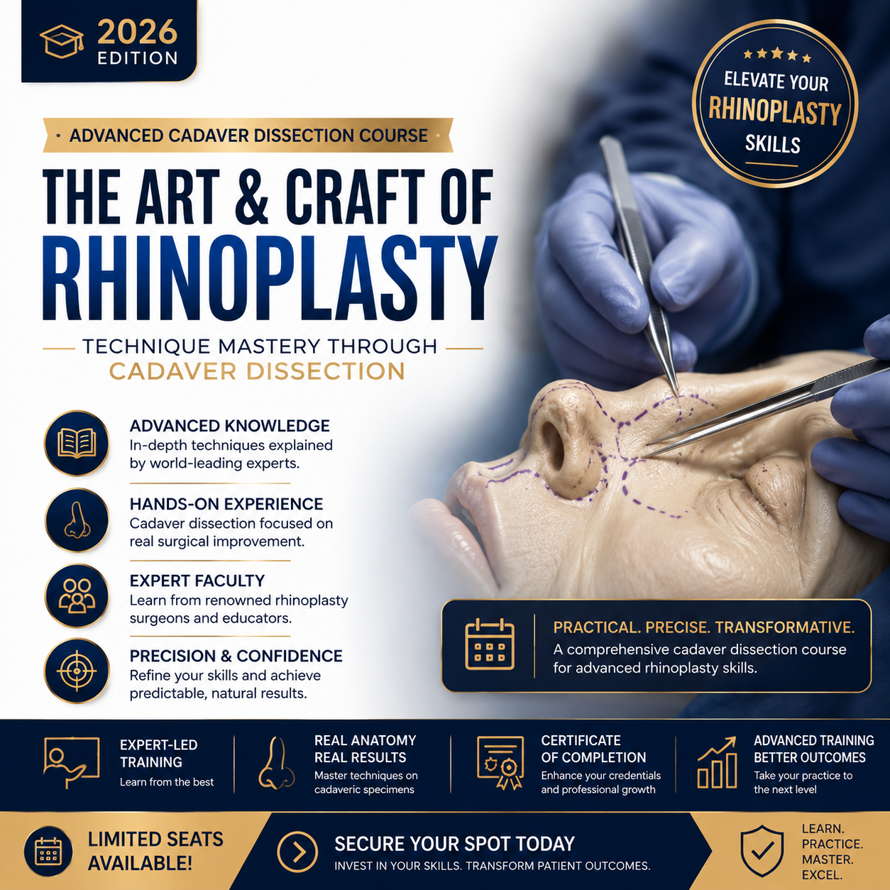 Art and Craft of Rhinoplasty: Technique Mastery Through Cadaver Dissection (2026)