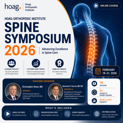 Hoag Orthopedic Institute Spine Symposium 2026