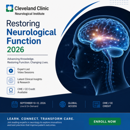 Cleveland Clinic Neurological Institute Restoring Neurological Function 2026